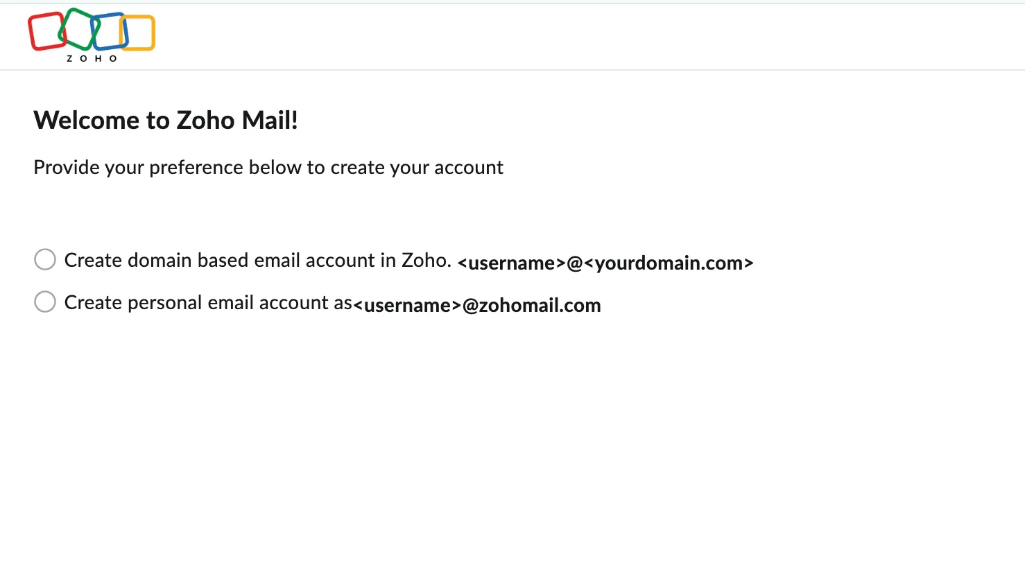 Quy trình tạo tài khoản mới trên Zoho Mail, giải pháp email cho doanh nghiệp