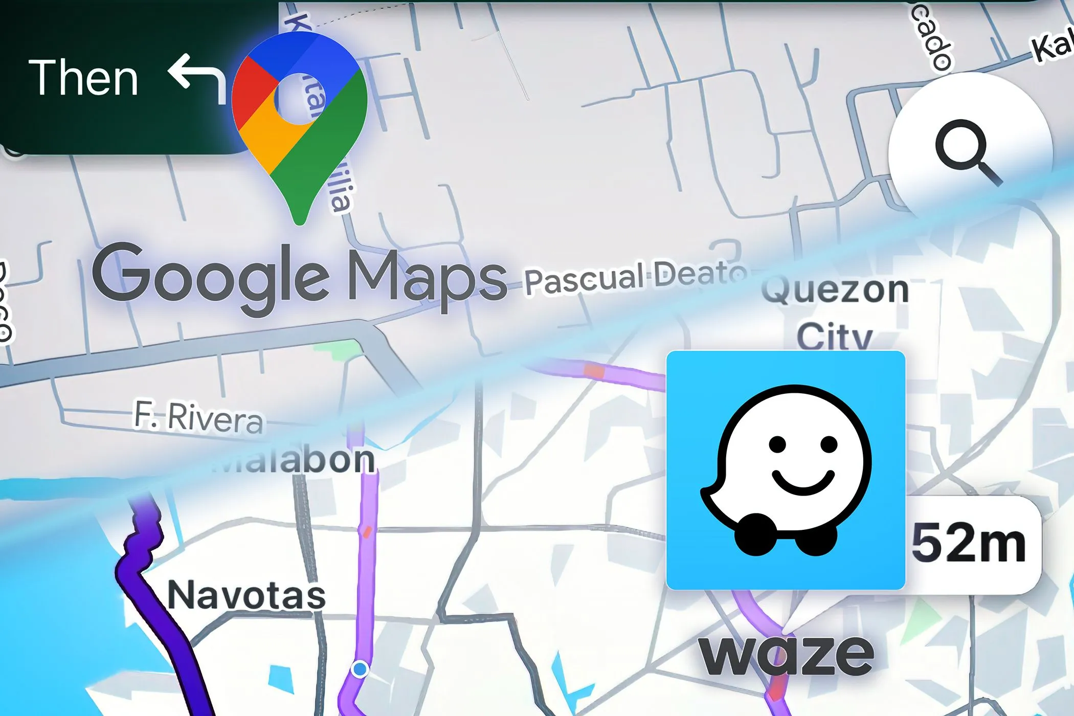 So sánh giao diện và tính năng của ứng dụng điều hướng Waze và Google Maps