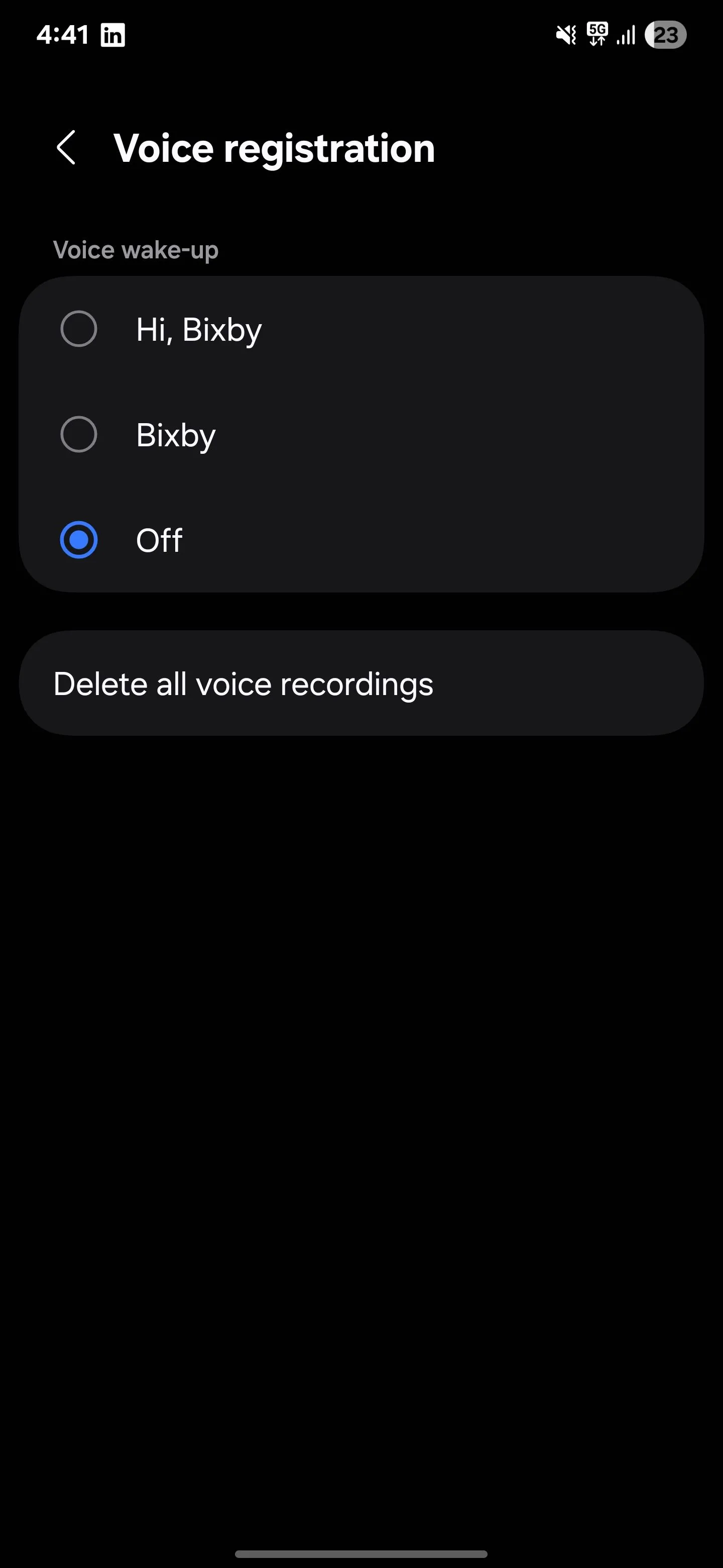 Tắt tính năng Đánh thức Bixby bằng giọng nói (Voice wake-up) trên Samsung