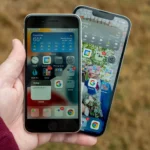 Thiết kế cũ của iPhone SE 2022 với nút Home vật lý và viền dày