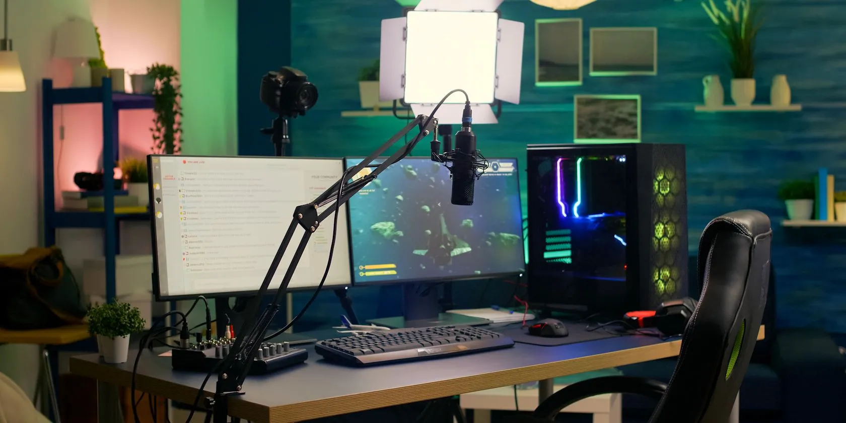 Thiết lập PC livestream với nhiều màn hình