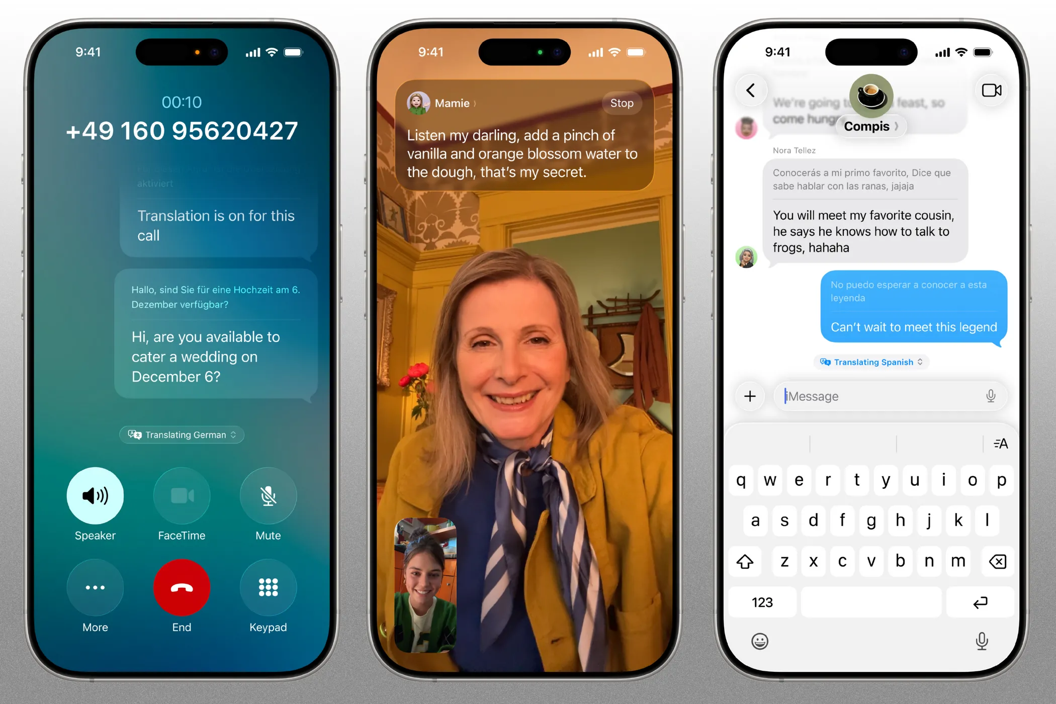 Tính năng dịch trực tiếp cuộc gọi, FaceTime và tin nhắn trên iPhone iOS 26