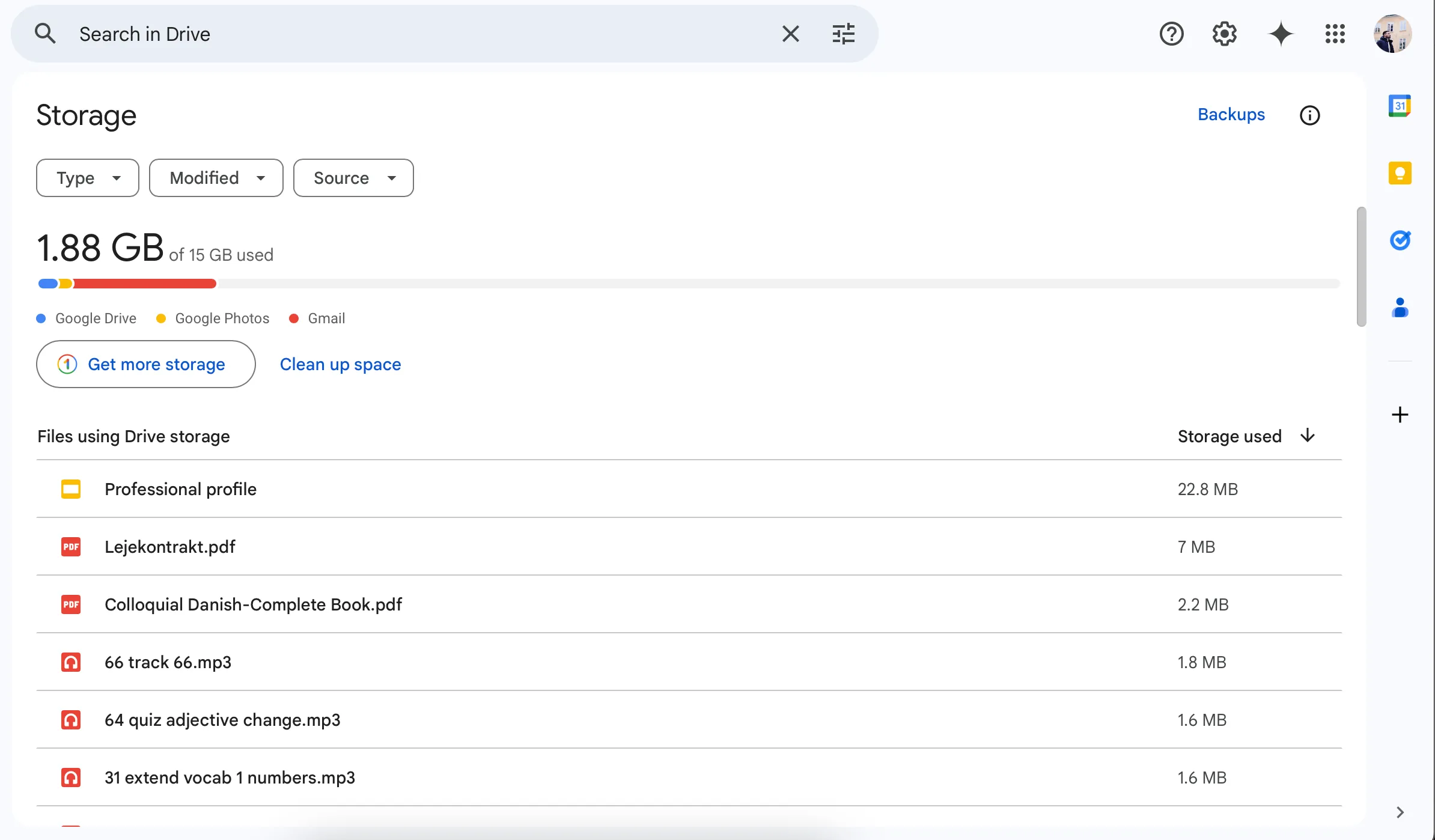 Tính năng dọn dẹp không gian của Google Drive giúp loại bỏ các tệp không cần thiết