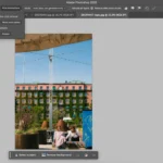 Tính năng One-Click Remove của Photoshop 2025 loại bỏ vật thể gây xao nhãng