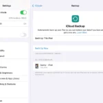 Tính năng sao lưu đám mây trên iPad giúp đồng bộ dữ liệu tự động.
