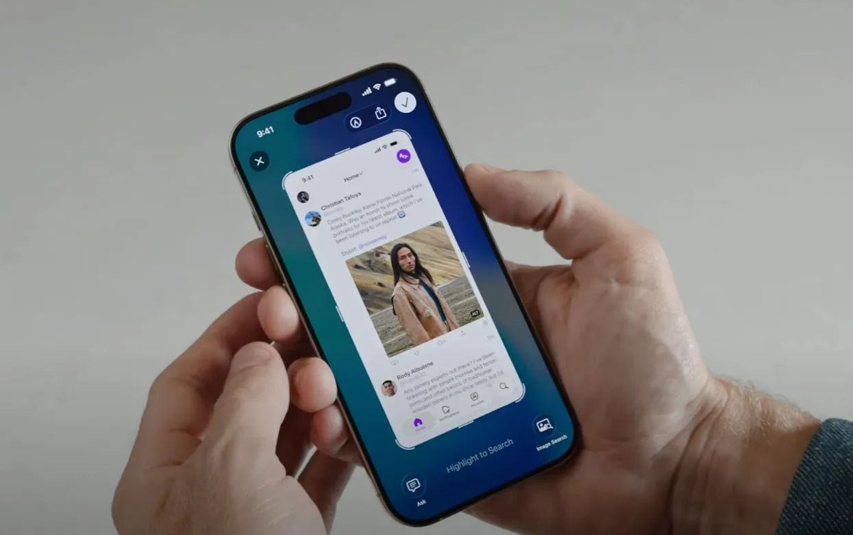 Tính năng Trí tuệ Thị giác toàn hệ thống trên iOS 26 giúp tìm kiếm thông tin từ hình ảnh