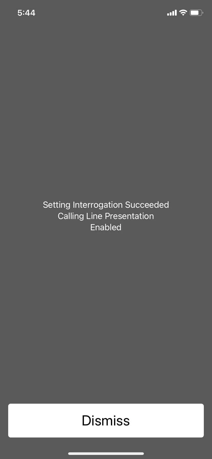 Trạng thái hiển thị số người gọi (CLIP) trên iPhone