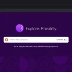 Trình duyệt Tor Browser với giao diện người dùng tối giản