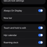 Tùy chỉnh Now Bar và thông báo trực tiếp trên Galaxy Z Flip 6 chạy One UI 7