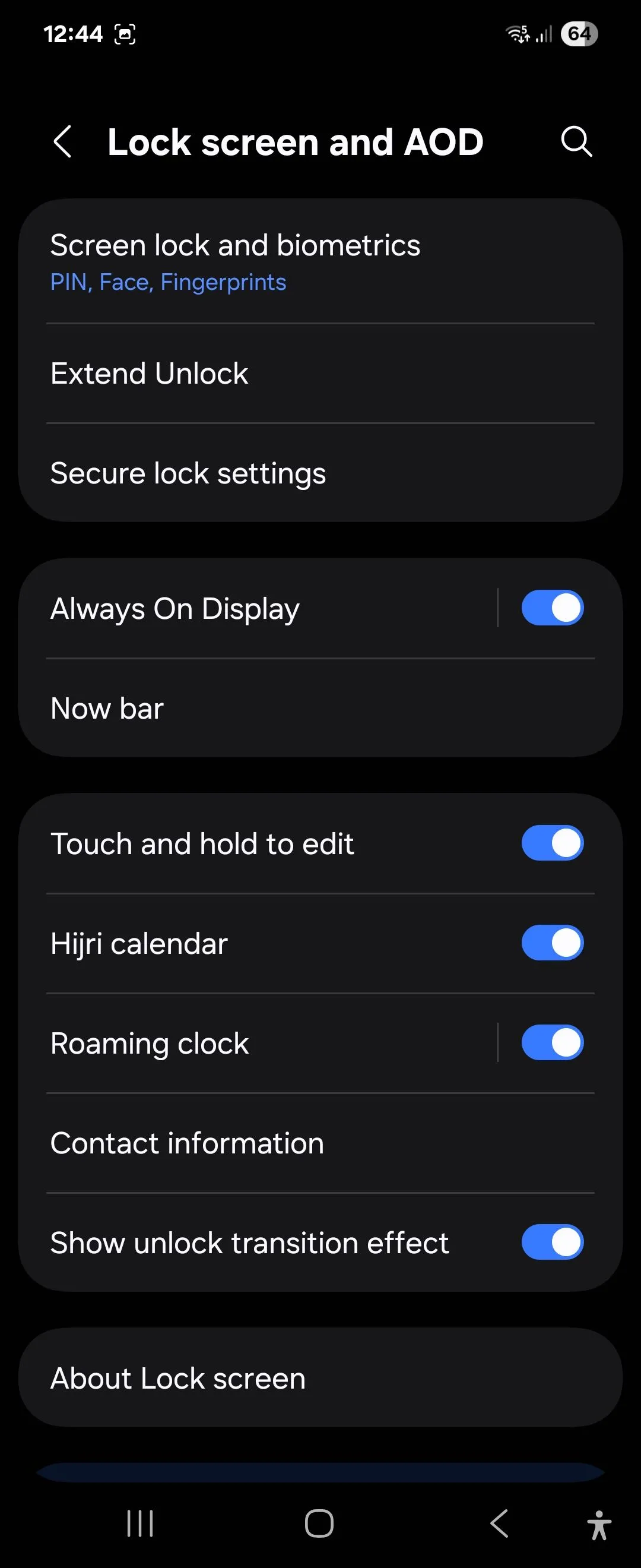 Tùy chỉnh Now Bar và thông báo trực tiếp trên Galaxy Z Flip 6 chạy One UI 7