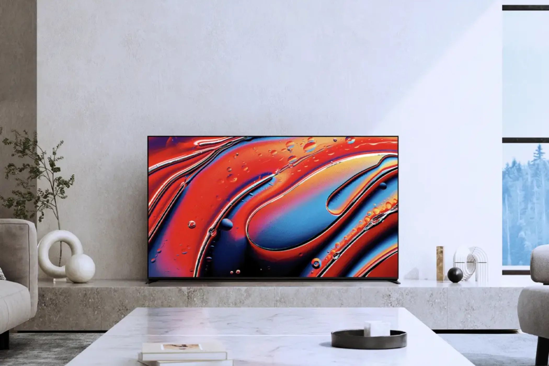 TV Sony Bravia 9 85 inch 4K QLED hiện đại
