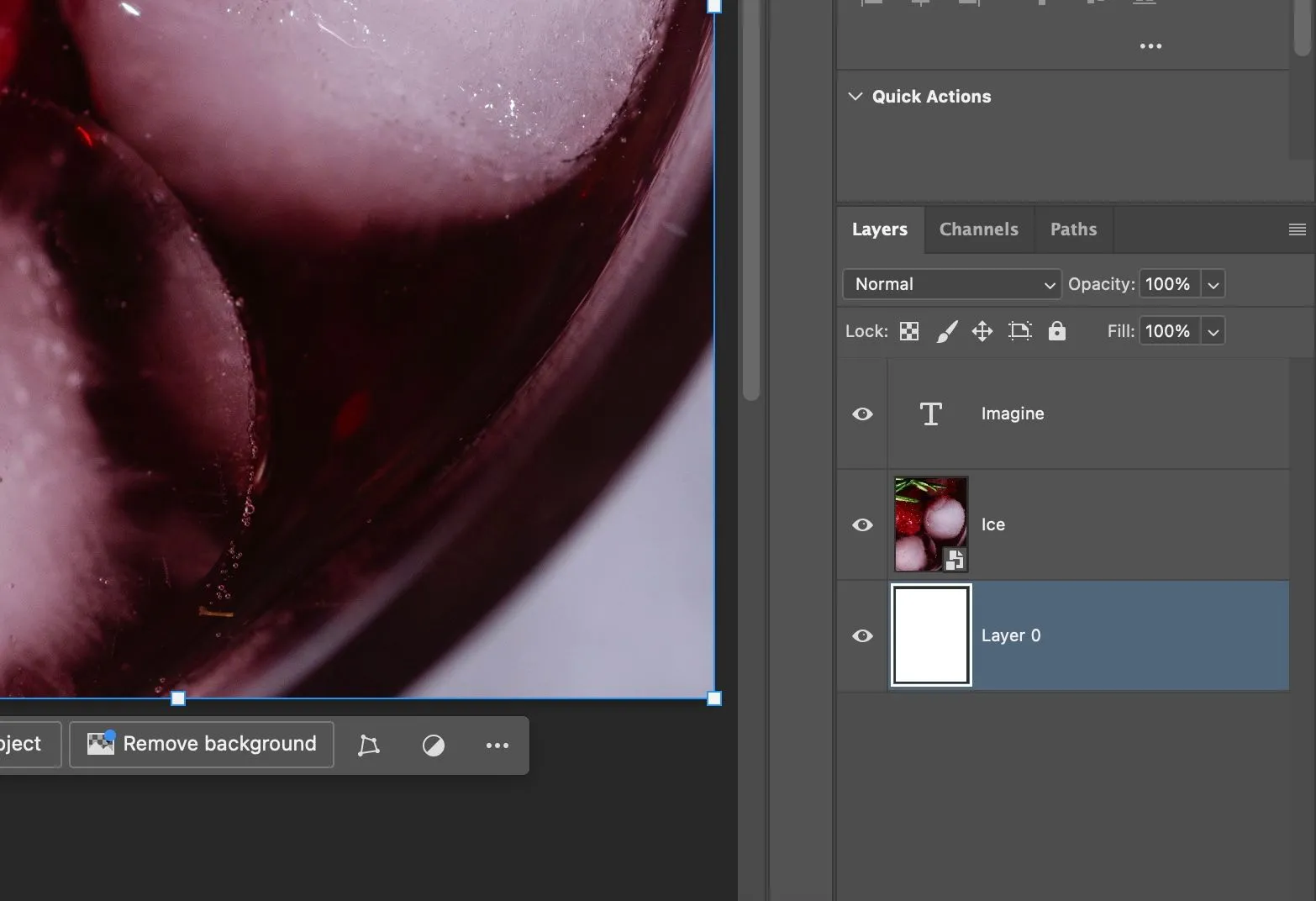 Ví dụ về bảng điều khiển layer trong Photoshop, thể hiện khả năng quản lý chi tiết