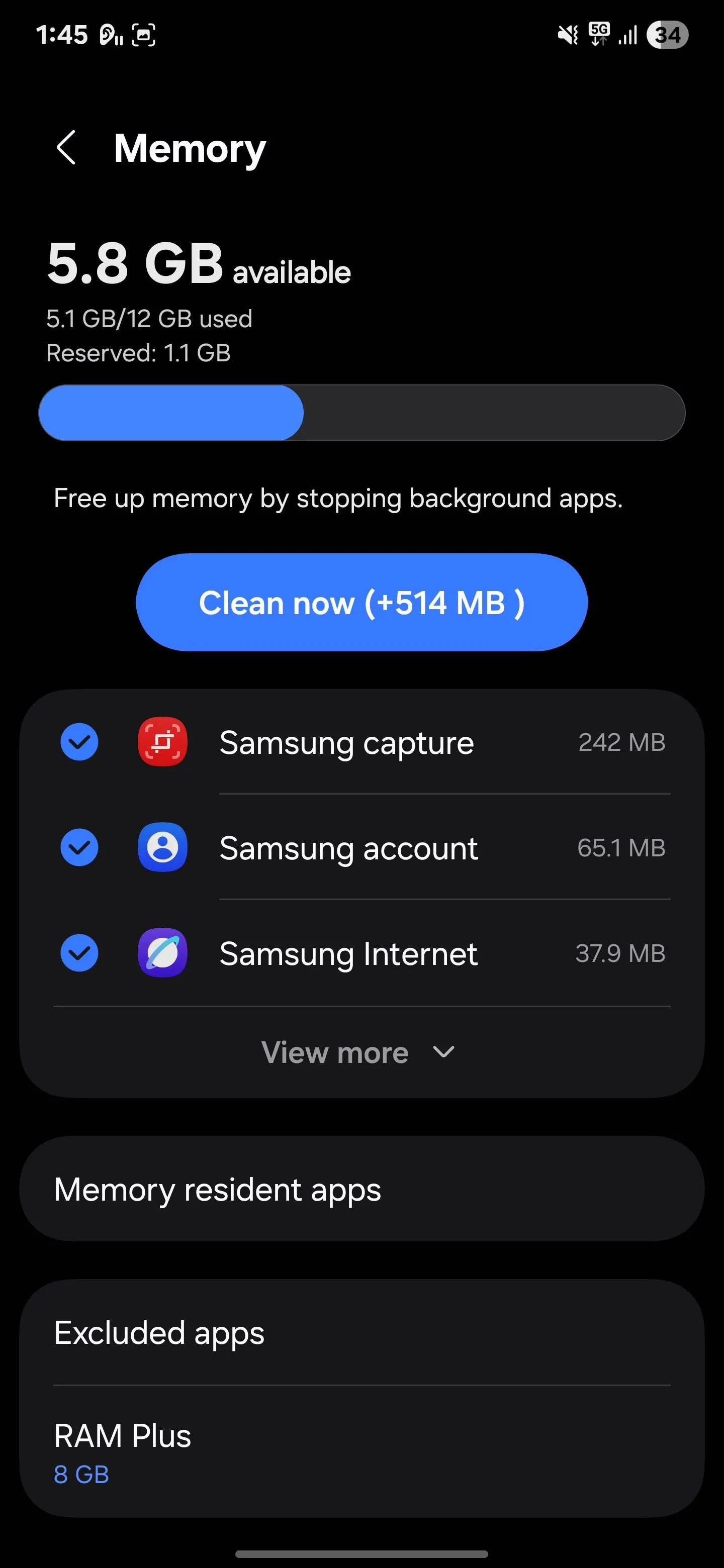 Vô hiệu hóa hoặc giảm dung lượng RAM Plus trên điện thoại Samsung