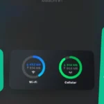 Widget Widgy trên trang tiện ích của iPhone
