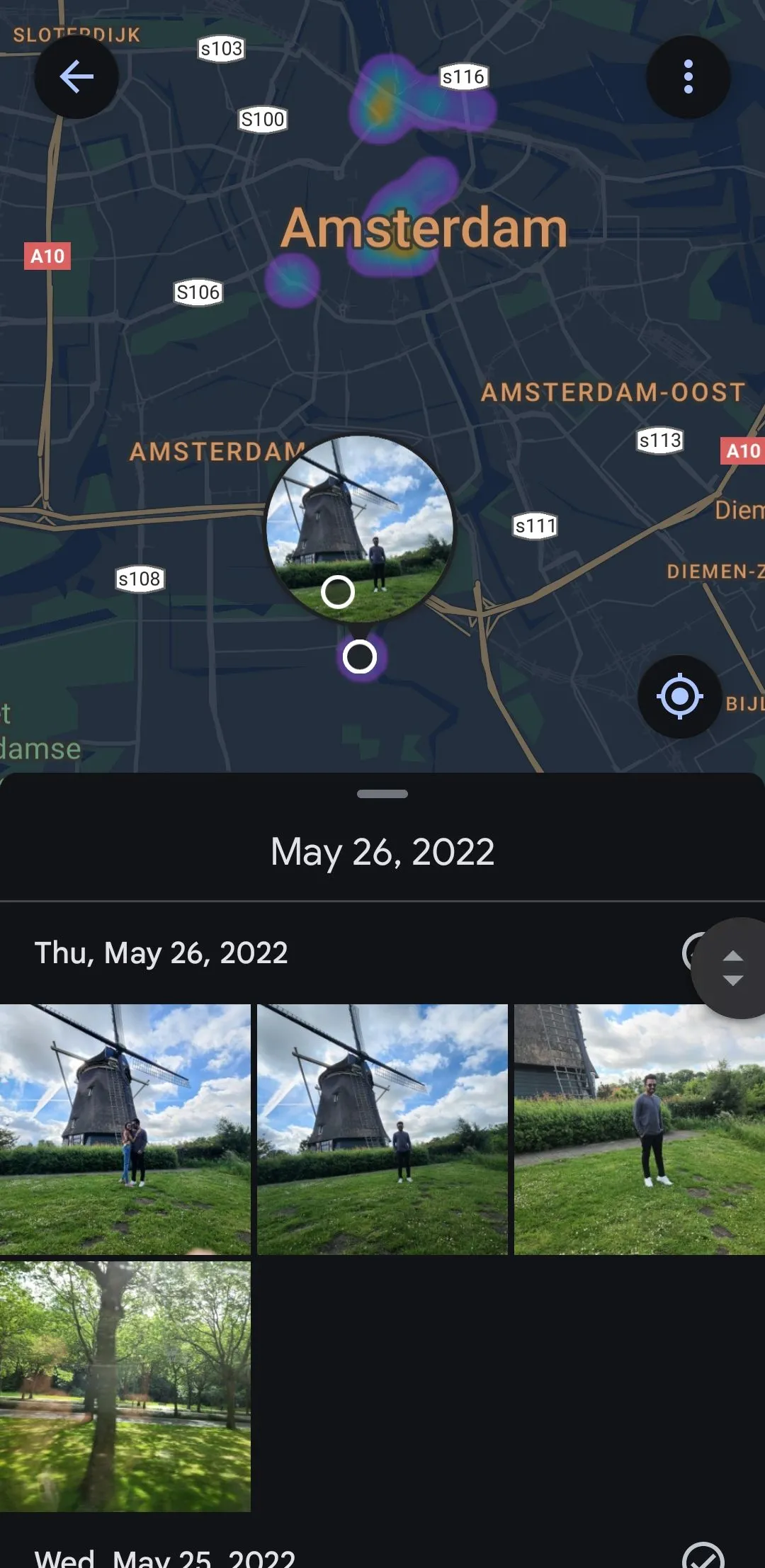 Xem ảnh theo địa điểm trên bản đồ Google Photos